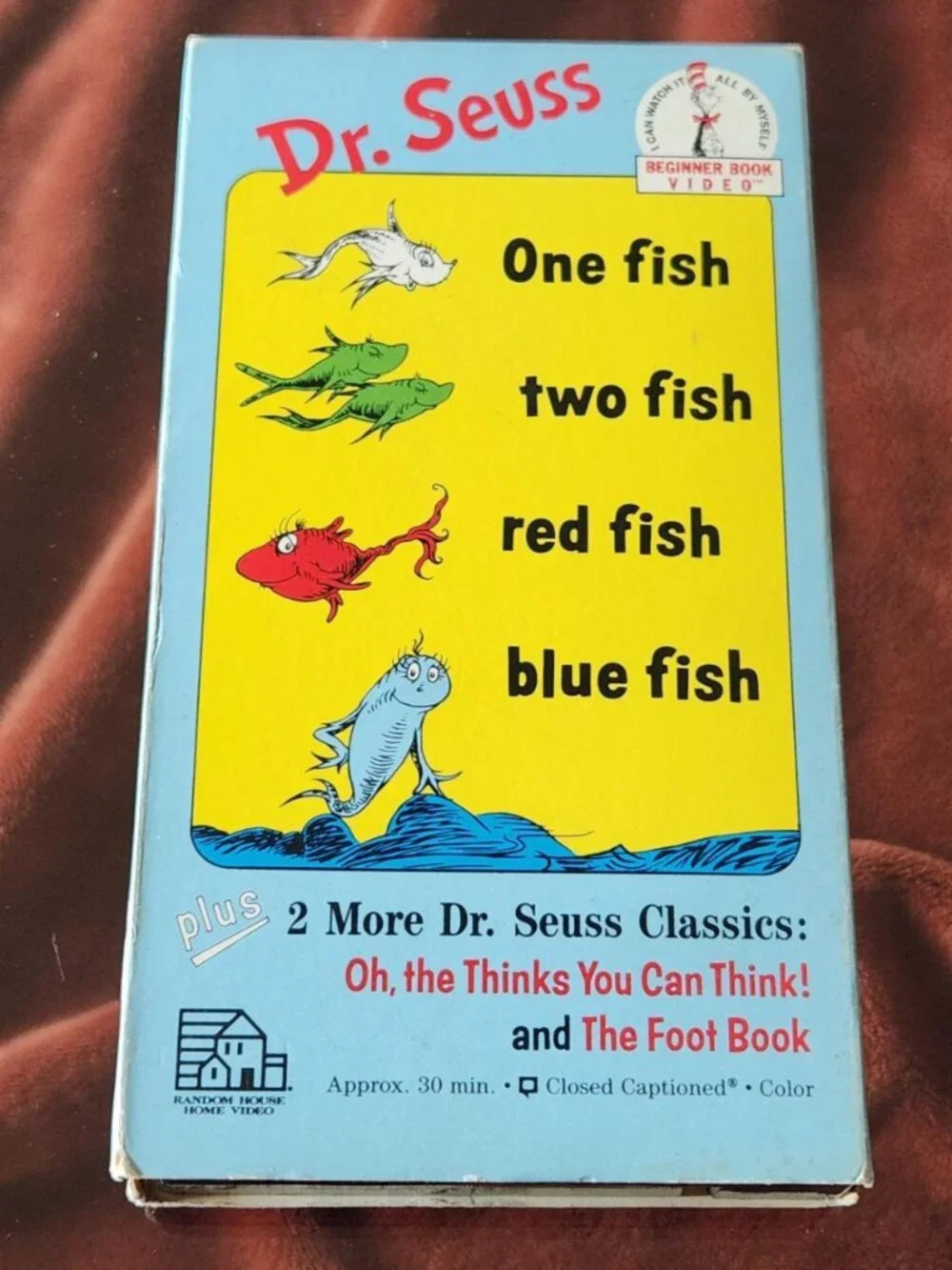 Dr. Seuss One Fish, Two Fish, Red Fish Blue Fish - VHS